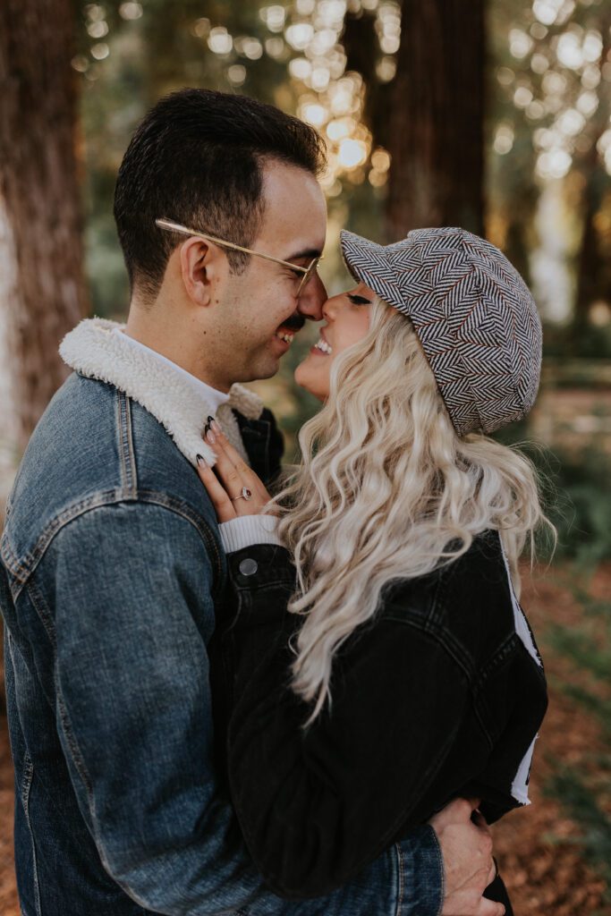 Edgy engagement session outfit ideas