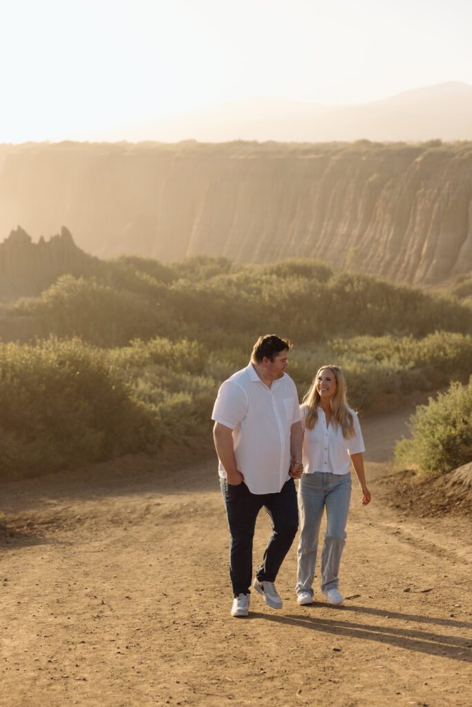 Casual Southern California couples