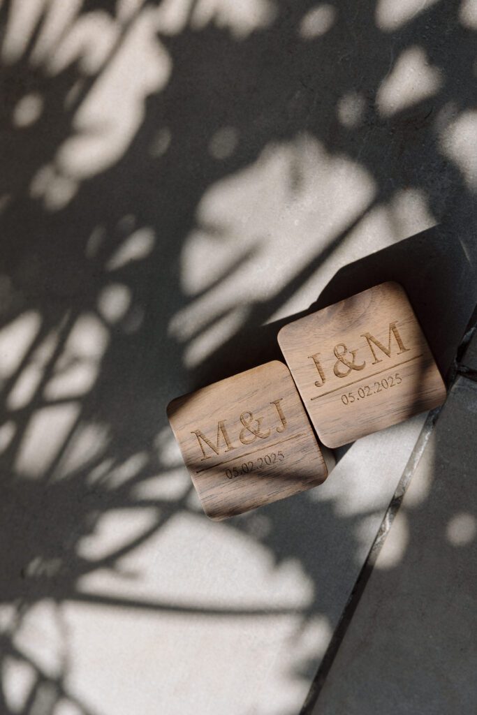 Custom engraved ring boxes