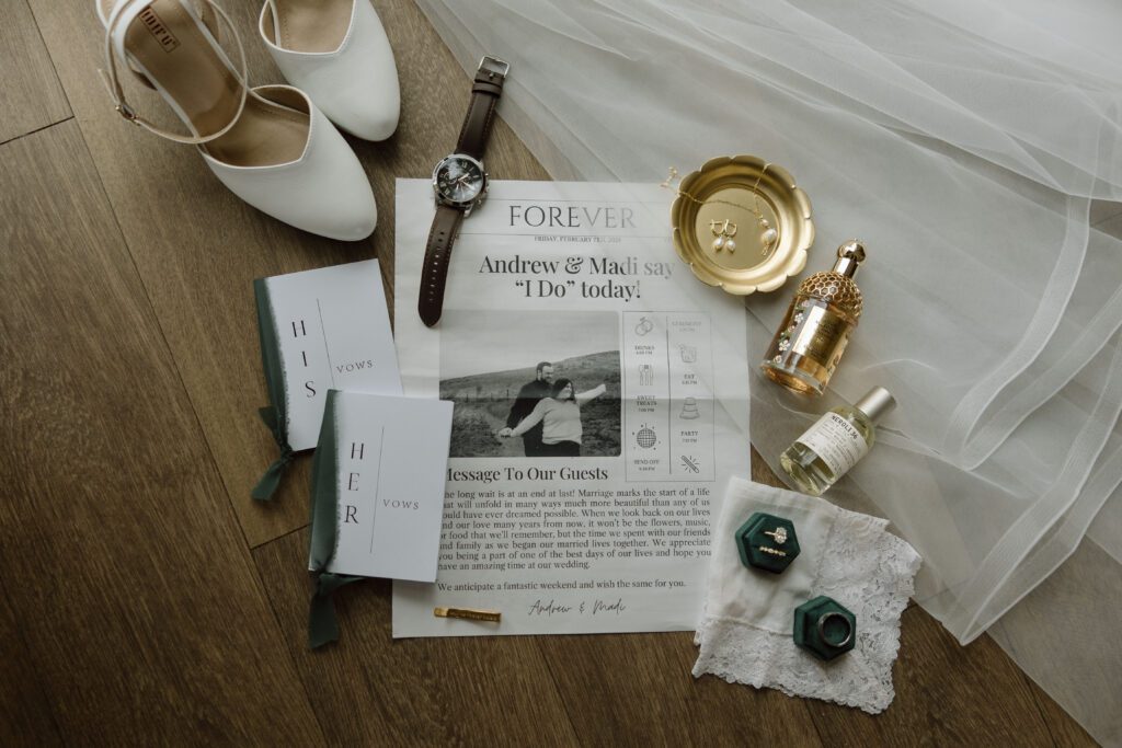 How to incorporate sentimental items in your wedding day details