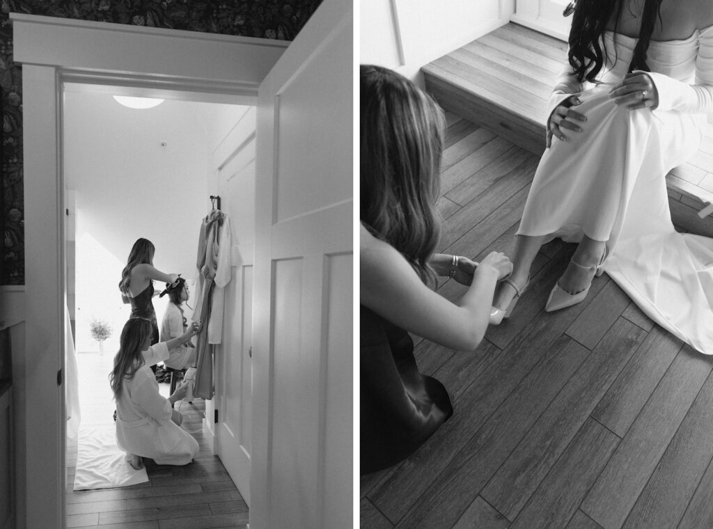 Getting Ready at The Richland by Orange Wedding Photographer
