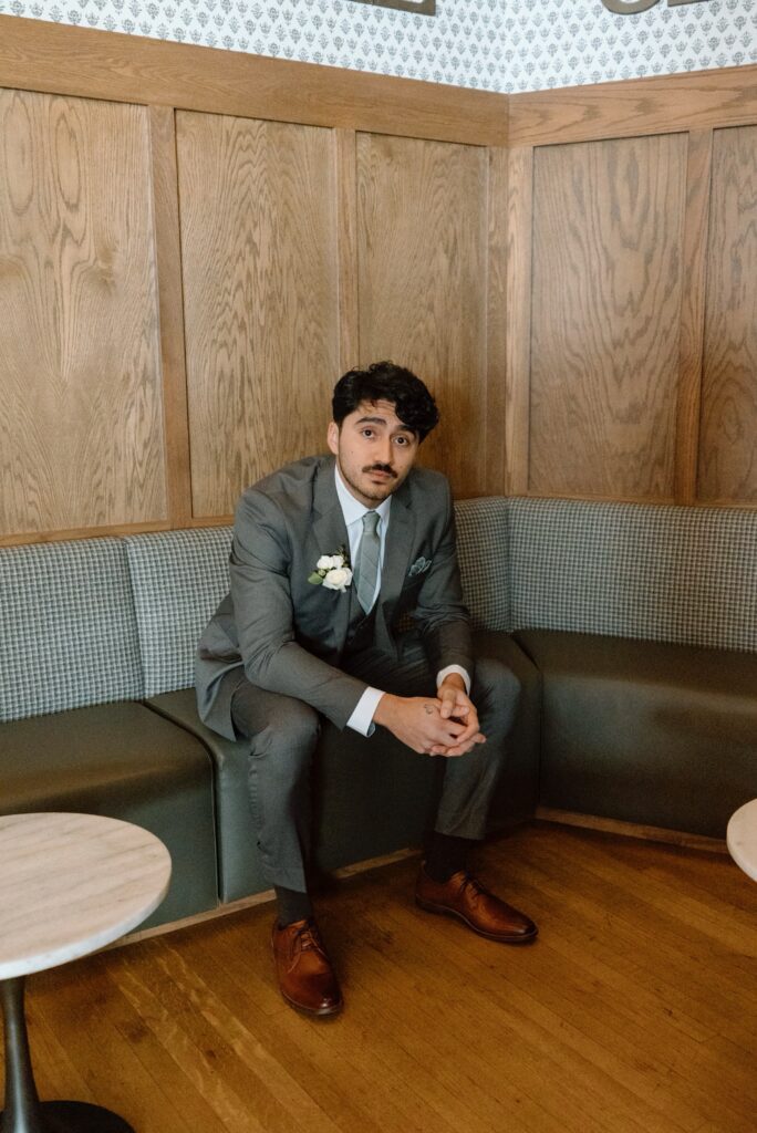 Groom Photos at The Richland in Orange California