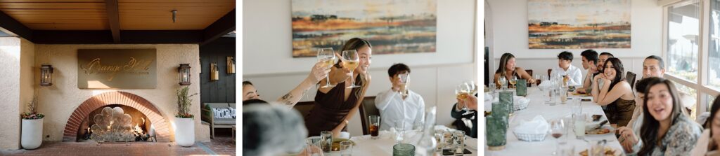 Wedding reception at Orange Hill by Southern California wedding photographer