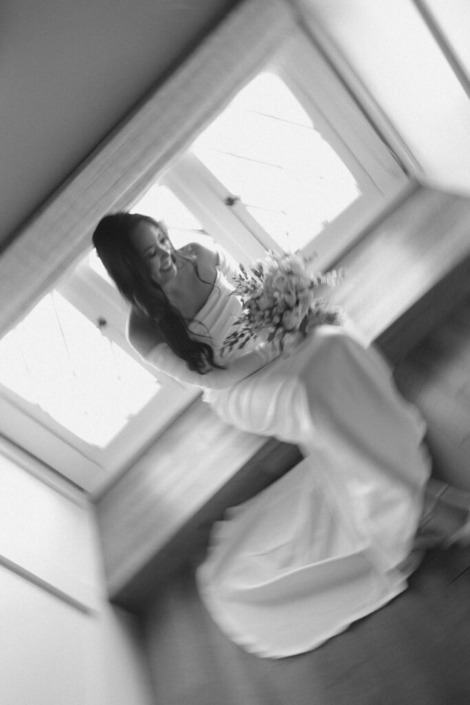 Bride getting ready at The Richland in Orange California by Southern California Wedding Photographer